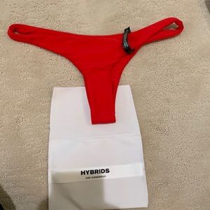 HYVRID bottoms ark swimwear red. Size M